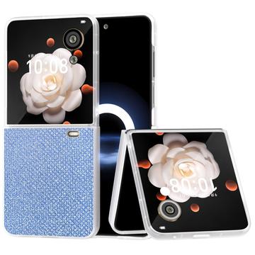 Honor Magic V Flip Rhinestone Tekstur Hybrid Cover