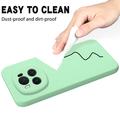 Honor Magic6 Liquid Silikone Cover med Strop - Grøn