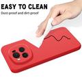 Honor Magic6 Liquid Silikone Cover med Strop - Rød
