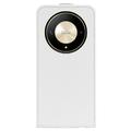 Honor Magic6 Lite/X9b Vertikal Flip Taske med Kortholder - Hvid