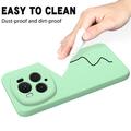 Honor Magic6 Pro Liquid Silikone Cover med Strop - Grøn
