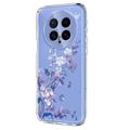 Honor Magic8 TPU-cover med blomstermønster - Lilla