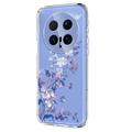 Honor Magic8 Pro TPU-cover med blomstermønster - Lilla