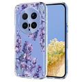 Honor Magic8 Pro TPU-cover med blomstermønster - Blåregn