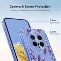 Honor Magic8 Pro TPU-cover med blomstermønster