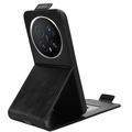 Honor Magic8 Pro lodret flip-etui med stativ - sort