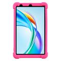 Honor Pad X7 silikoneetui med kickstand - Hot Pink