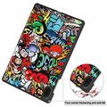 Honor Pad X8a Tri-Fold Series Smart Folio Cover - Graffiti