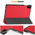 Honor Pad X8a Tri-Fold Series Smart Folio Cover - Rød