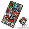 Honor Pad X9a Tri-Fold Series Smart Folio-etui - Graffiti
