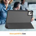 Honor Pad X9a Tri-Fold Series Smart Folio-etui - grå