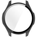 Honor Watch 5 Pro Plastikcover med Skærmbeskyttelse Hærdet Glas - Sort