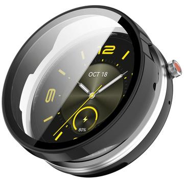 Honor Watch Fit Elegant Plastikcover med Skærmbeskyttelse Hærdet Glas - Sort