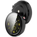 Honor Watch Fit Elegant Plastikcover med Skærmbeskyttelse Hærdet Glas - Sort