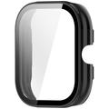 Honor Watch X5 Plastikcover med Skærmbeskyttelse Hærdet Glas - Sort