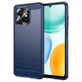 Honor X5c/X5c Plus Børstet TPU Cover - Karbonfiber