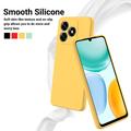 Honor X5c/X5c Plus/Play10A Flydende silikone cover med håndrem - gul