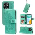 Honor X5c Plus Mandala Series Etui med Pung - Grøn