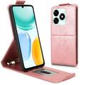 Honor X5c Plus lodret flip-etui med stativ
