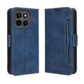 Honor X6c Kortholder Pung Etui - Blå