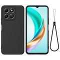 Honor X6c Flydende silikone cover med håndrem