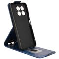 Honor X6c lodret flip-etui med stativ - mørkeblå