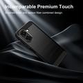 Honor X7e Børstet TPU Cover - Karbonfiber