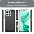 Honor X8b Børstet TPU Cover - Karbonfiber