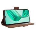 Honor X8c Kortholder Pung Etui - Brun