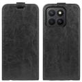 Honor X8c Vertikal Flip Taske med Kortholder - Sort
