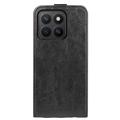 Honor X8c Vertikal Flip Taske med Kortholder - Sort