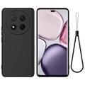 Honor X60 Pro/X9c/Magic7 Lite Flydende silikone cover med håndrem