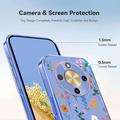 Honor X9d TPU-cover med blomstermønster