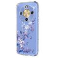 Honor X70/X9d/Magic8 Lite TPU-cover med blomstermønster - Lilla