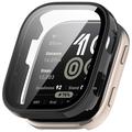 Huami Amazfit Bip 6 Plastikcover med Skærmbeskyttelse Hærdet Glas - Sort