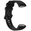 Huawei Band 4 Pro/3 Pro Soft Silikone Rem - Sort