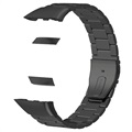 Huawei Band 6, Honor Band 6 Rustfrit Stål Rem - 37mm - Sort