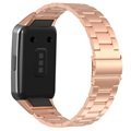 Huawei Band 6, Honor Band 6 Rustfrit Stål Rem - 37mm