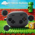 Huawei FreeBuds Pro 5 Retro Gamepad silikoneetui med karabinhage - Mørkegrå