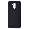 Huawei Mate 20 Lite Anti-Fingeraftryk Mat TPU Cover - Sort