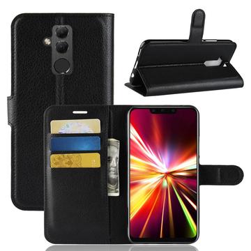 Huawei Mate 20 Lite Sort Pungtaske - Sikker Magnetisk Lukning