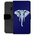 Huawei Mate 20 Pro Premium Flip Cover med Pung - Elefant