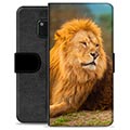 Huawei Mate 20 Pro Premium Flip Cover med Pung - Løve