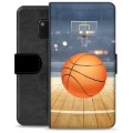 Huawei Mate 20 Pro Premium Flip Cover med Pung - Basketball