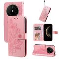 Huawei Mate 70 Air Mandala Series Etui med Pung - Pink