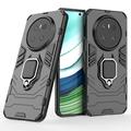 Huawei Mate 70 Hybrid Cover med Ring Holder - Sort