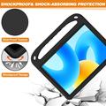 Huawei MatePad Air/MatePad 11.5/MatePad 11.5 S Stødsikkert Transportabelt Cover til Børn - Sort