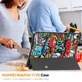 Huawei MatePad 11.5 S Tri-Fold Series Smart Folio Cover - Graffiti