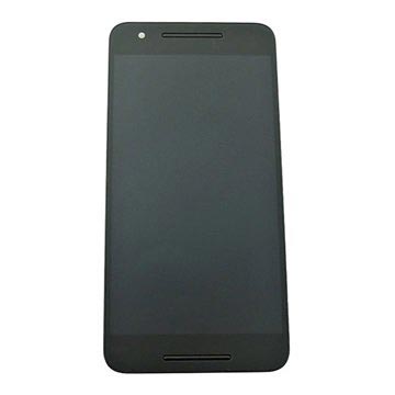 Huawei Nexus 6P Skærm & Frontcover - Sort