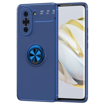 Huawei Nova 10 TPU Cover med Ringholder - Blå